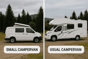 What’s the Difference Between Small and Usual Campervans