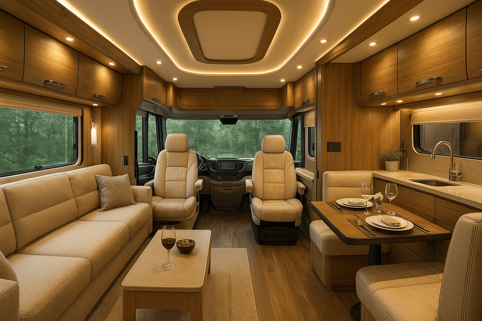 Luxury Motorhome Interior Design Ideas
