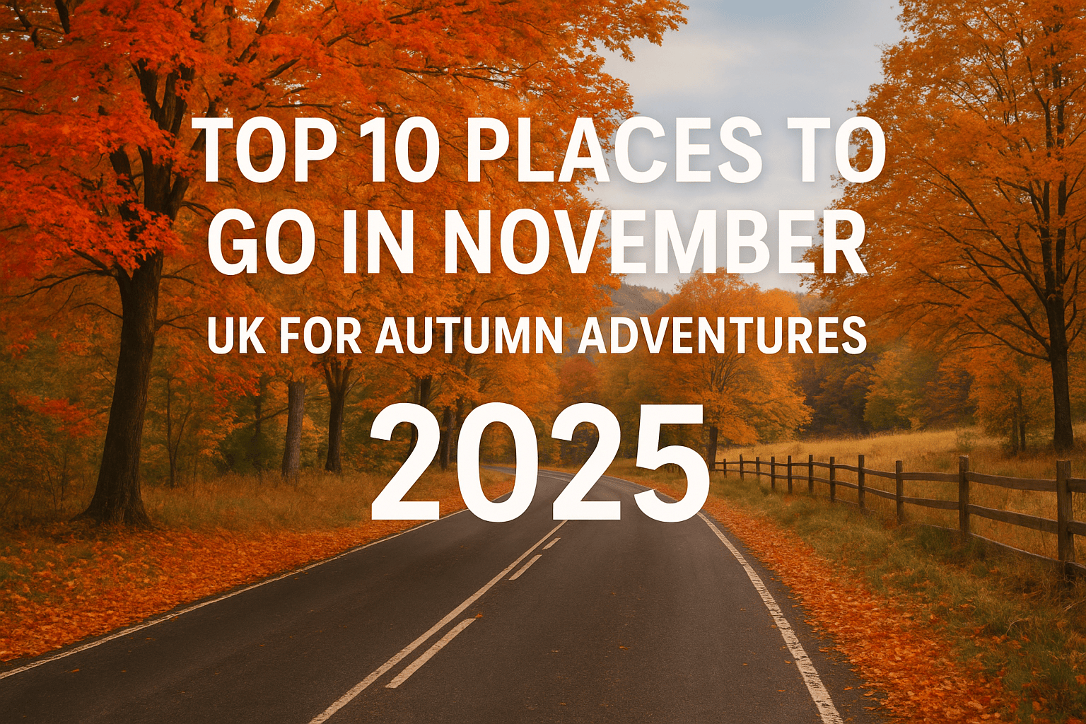 Autumn Road Through the UK Countryside (1) Top 10 Places to Go in November UK for Autumn Adventures 2025