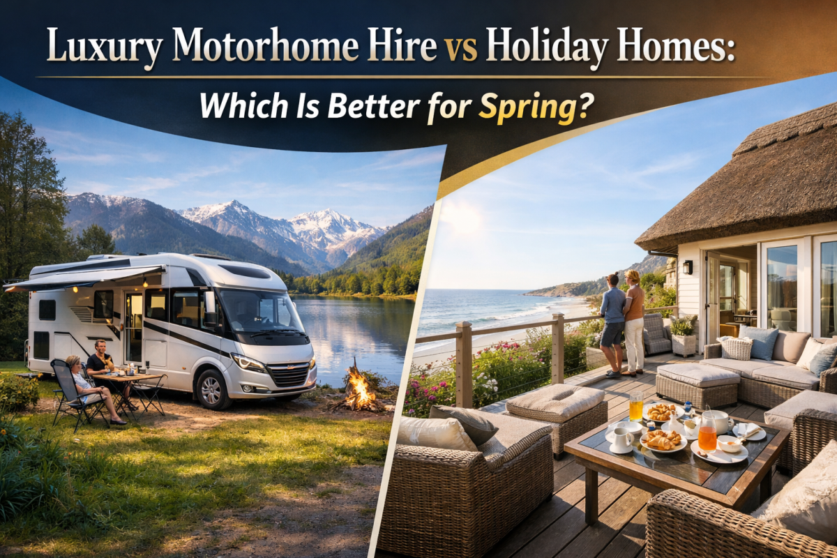 Luxury Motorhome Hire vs Holiday Homes