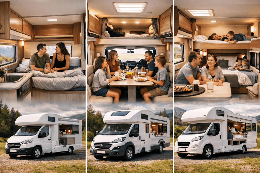 2-Berth vs 4-Berth vs 6-Berth Motorhomes