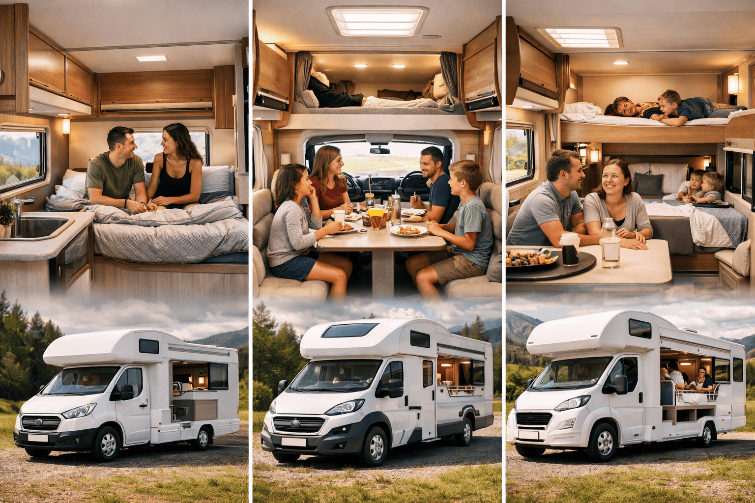 2-Berth vs 4-Berth vs 6-Berth Motorhomes